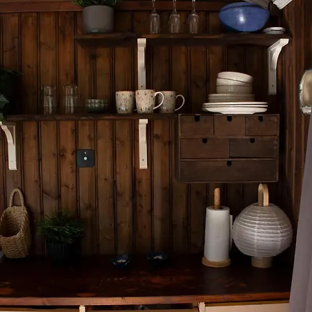 Cosy Cabin Without Running Water And Electricity 레방게르